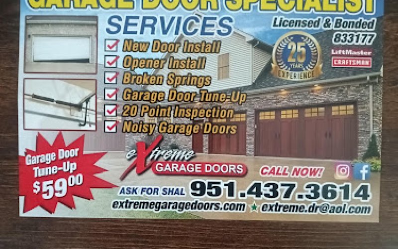 Extreme Garage Doors — Garage door supplier in Moreno Valley
